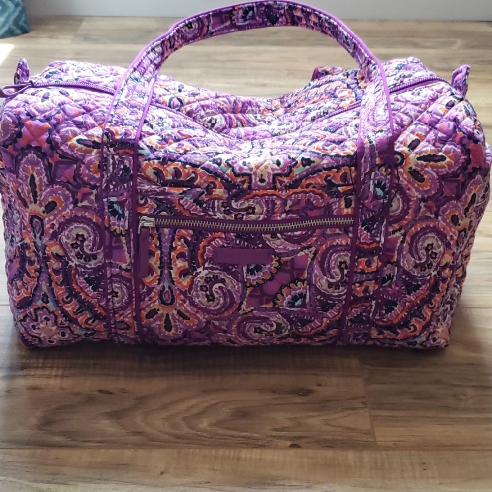 Vera Bradley Purple Paisley Travel Bag